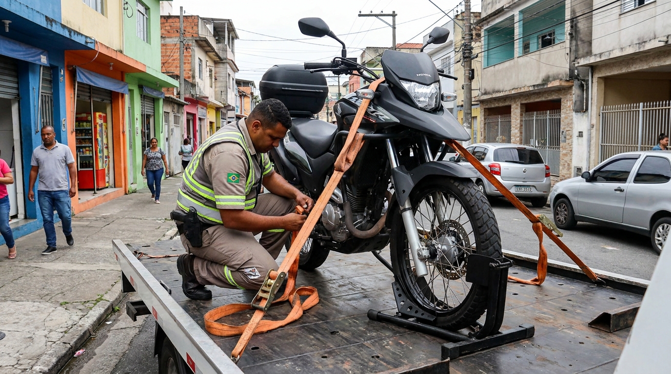 Guincho para Moto no Roque, Porto Velho‑RO